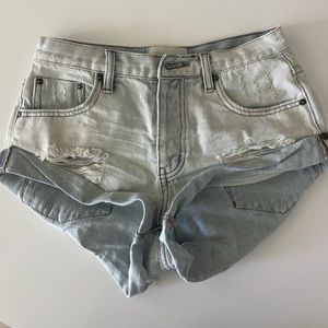 one teaspoons diamonde bandits denim short